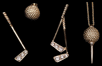 Golf Earrings